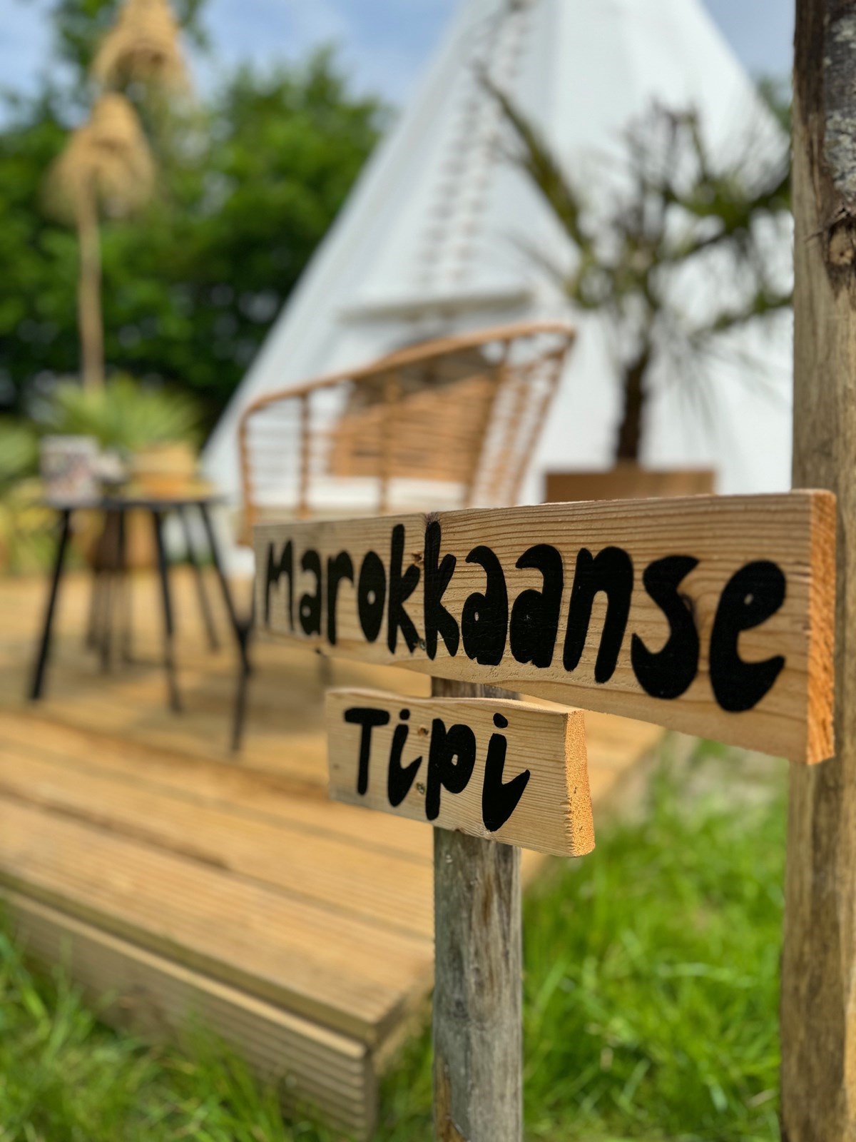 Sprookje van 1001 nachten in een Marokkaanse Tipi