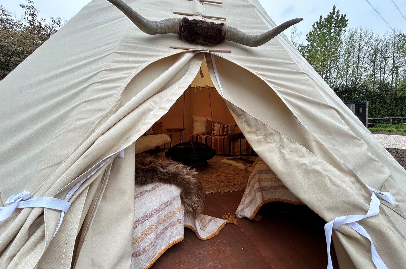 Origineel overnachten in een Tipi tent - OrigineelOvernachten