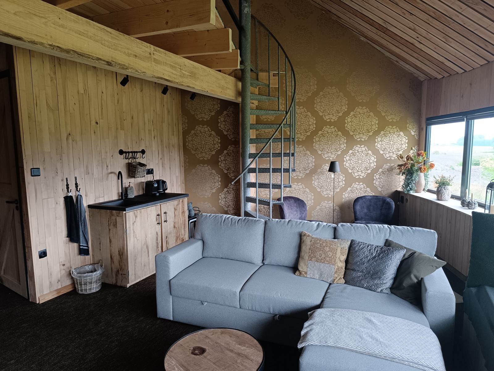 Romantische suite in een oude Mestsilo