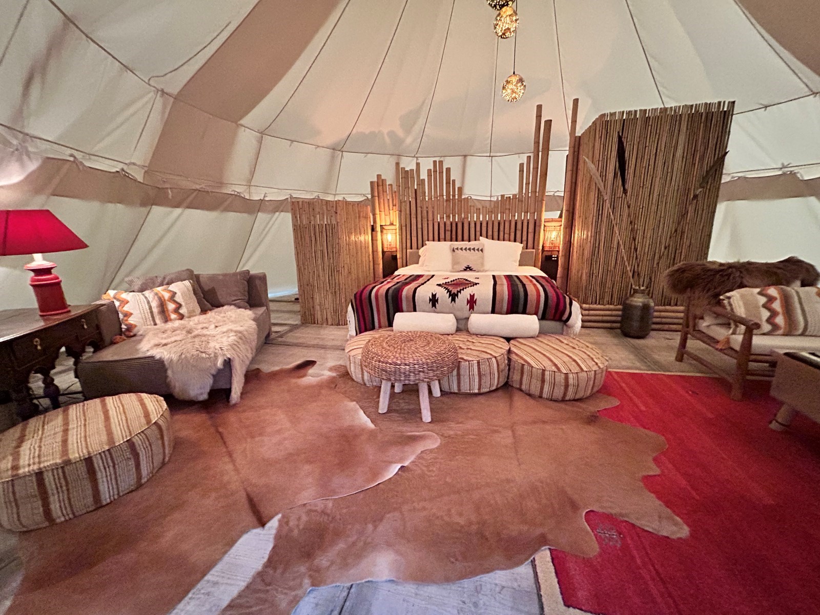 Overnachten in een luxe Tipi OrigineelOvernachten