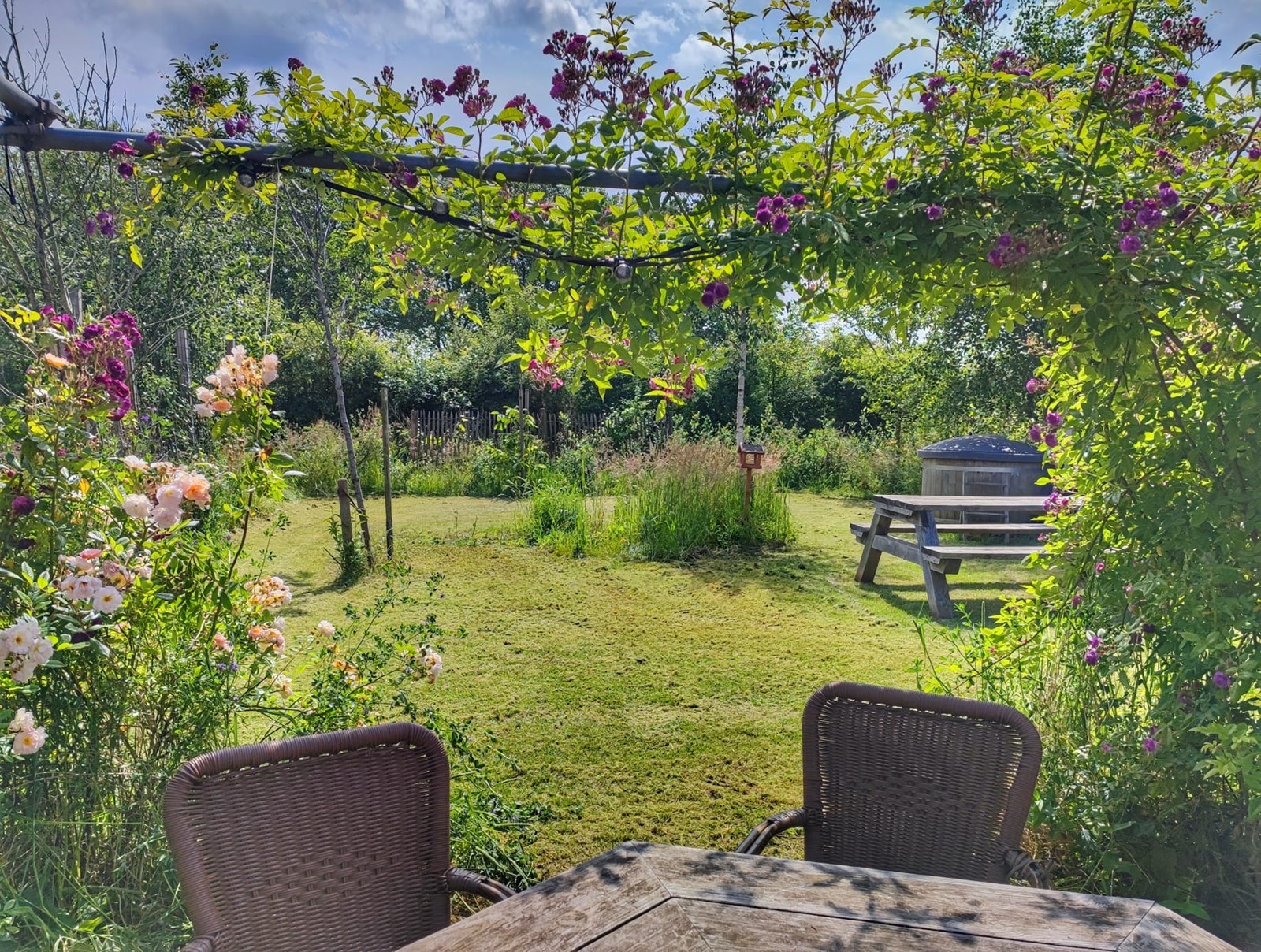 Duurzaam Tiny house met hottub