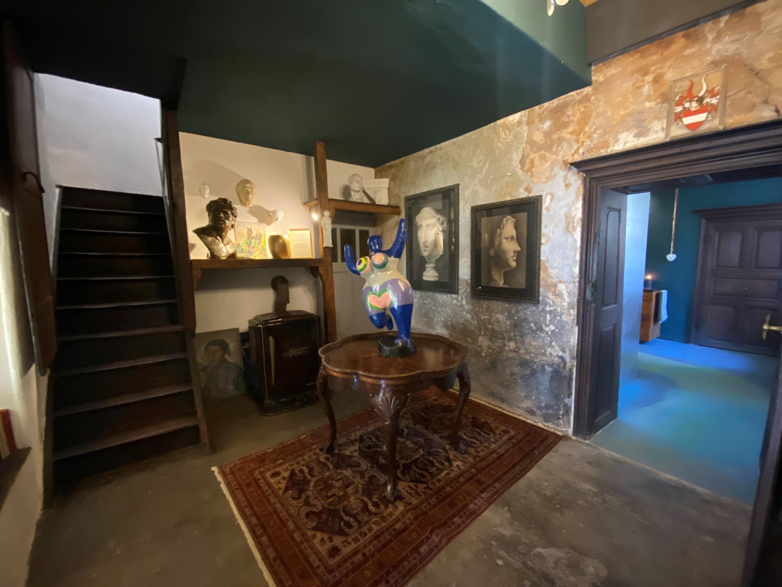 Overnachten in een oude smederij aan de voet van het kasteel