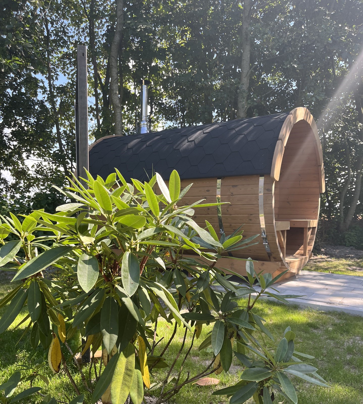 Finse Kota met privé barrelsauna