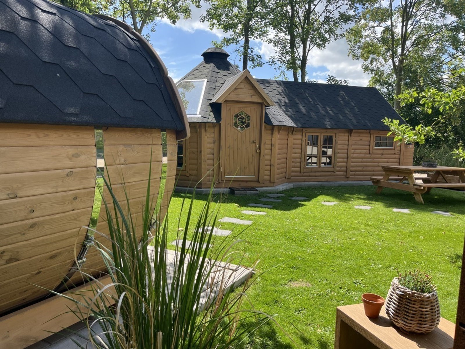 Finse Kota met privé barrelsauna