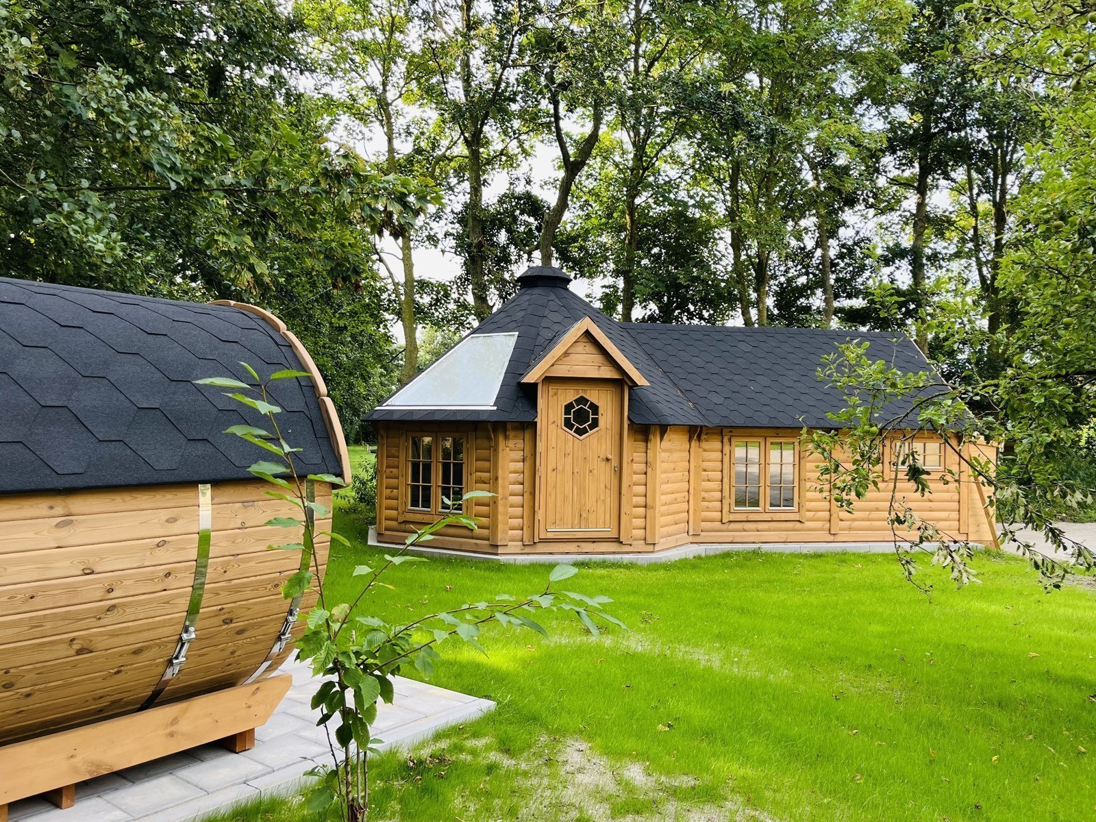 Finse Kota met privé barrelsauna