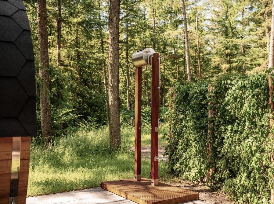 Natuurlodge met panorama sauna