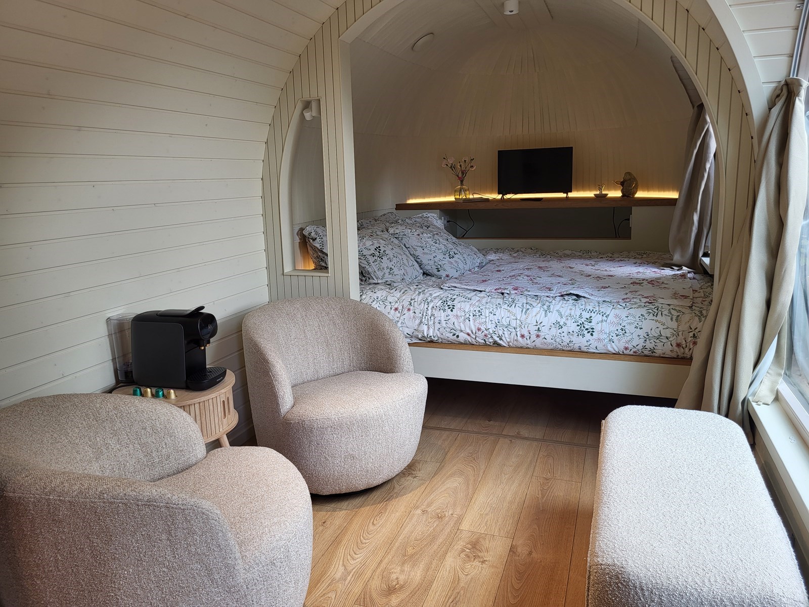 Bijzonder Iglu vakantiehuisje in het bos