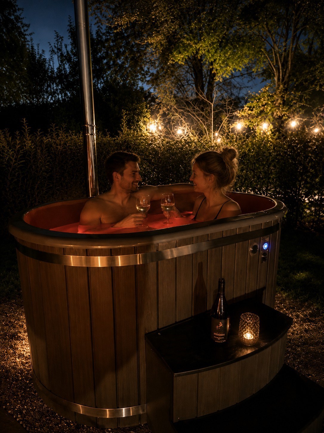 Slapen in een Engelse Dubbeldekkerbus met hottub