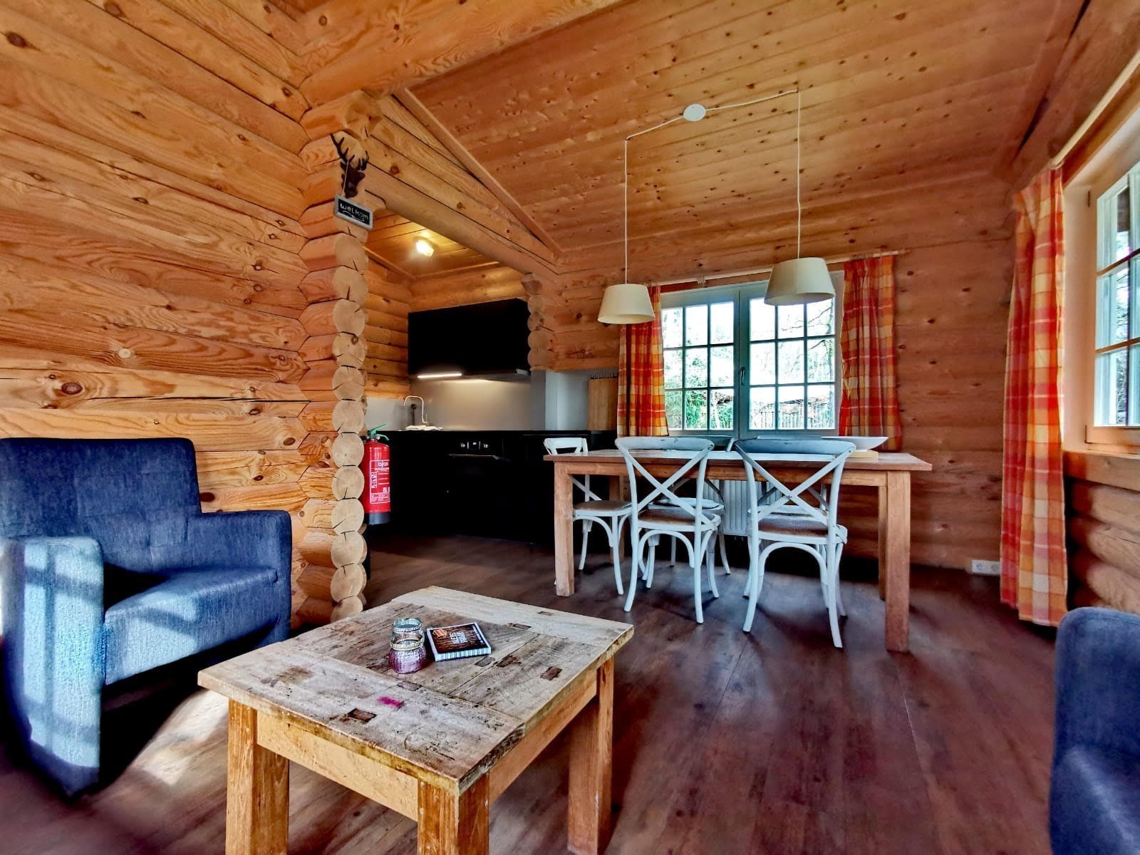 Scandinavische Lodge met hottub