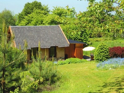 Eco-huisje in de natuur met sauna en tegelkachel Eco-huisje in de natuur met sauna en tegelkachel