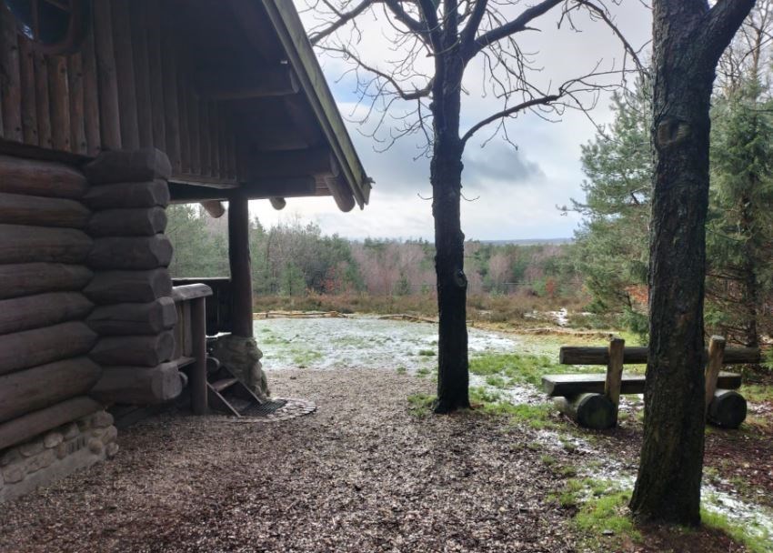 Overnachten in een unieke Noorse Boomstamhut