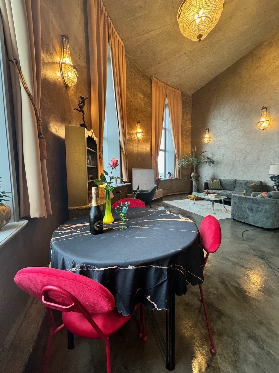 Overnachten in het voormalig waterbassin van een Watertoren