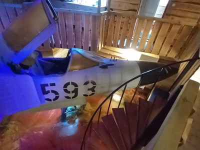 Origineel overnachten in een echte straaljager Origineel overnachten in een echte straaljager