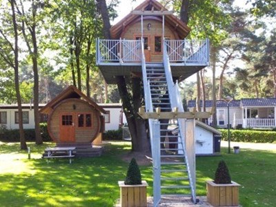 Unieke Boomkampeerton op 6 meter hoogte Unieke Boomkampeerton op 6 meter hoogte