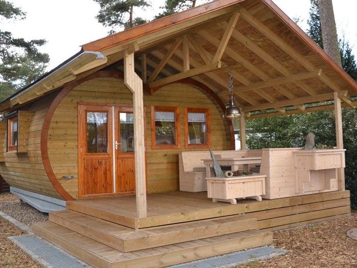Grote luxe kampeerton voor 5 personen Grote luxe kampeerton voor 5 personen