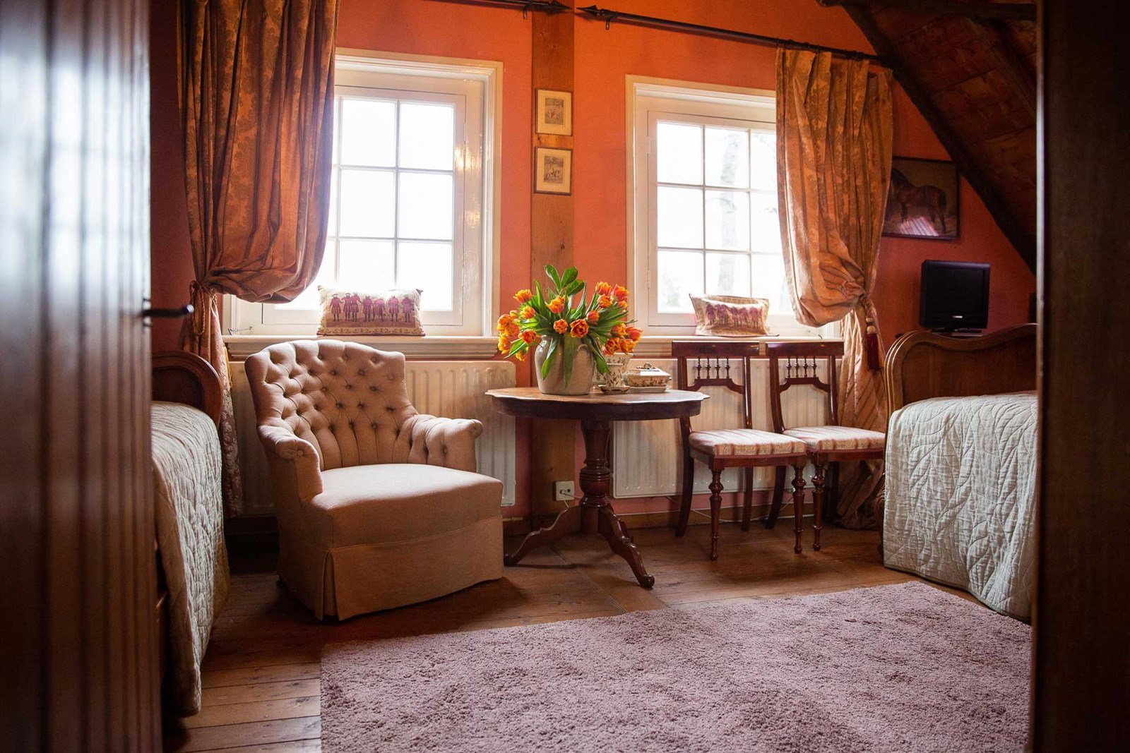 Franse kamer in een Rijksmonument met een koninklijk verleden