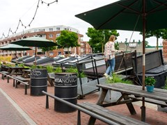 Slapen in een scheepshut in het hartje van de stad Slapen in een scheepshut in het hartje van de stad