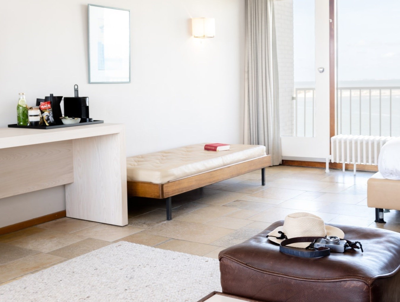 Slapen in een sixties hotel aan zee