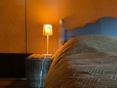 Glamping in een safaritent met sanitair Glamping in een safaritent met sanitair