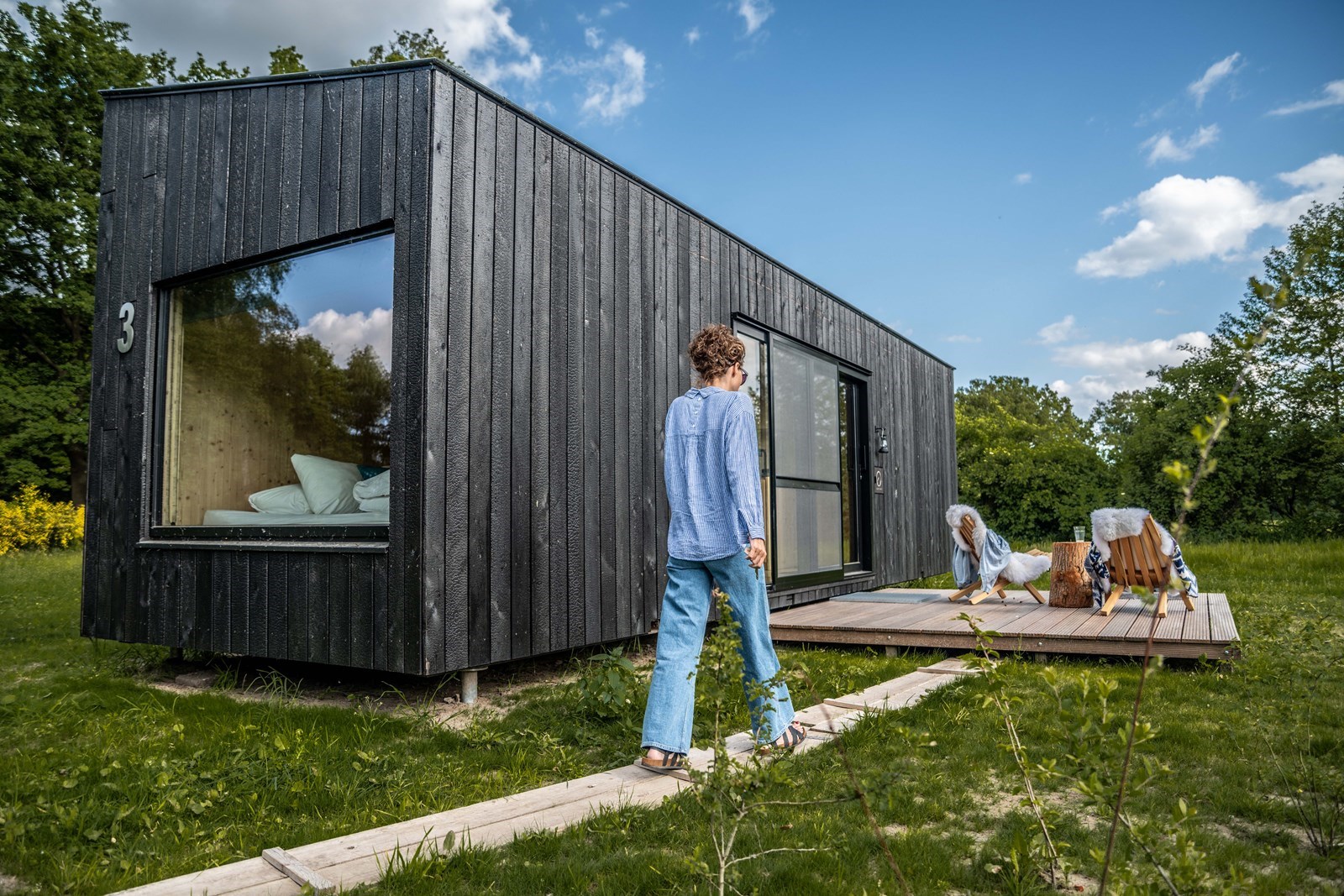 Een uniek offgrid avontuur in een Twente Cabin
