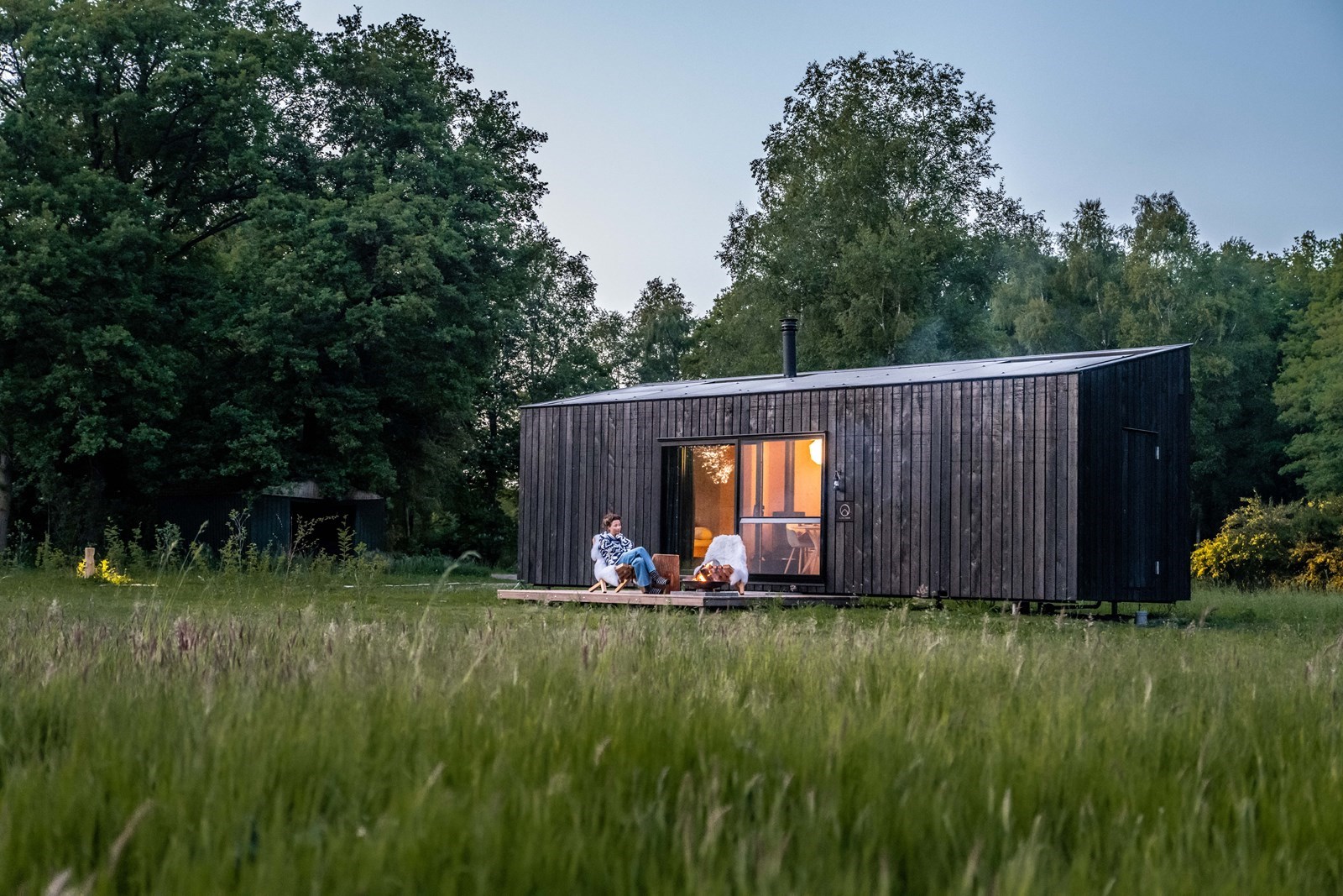 Een uniek offgrid avontuur in een Twente Cabin