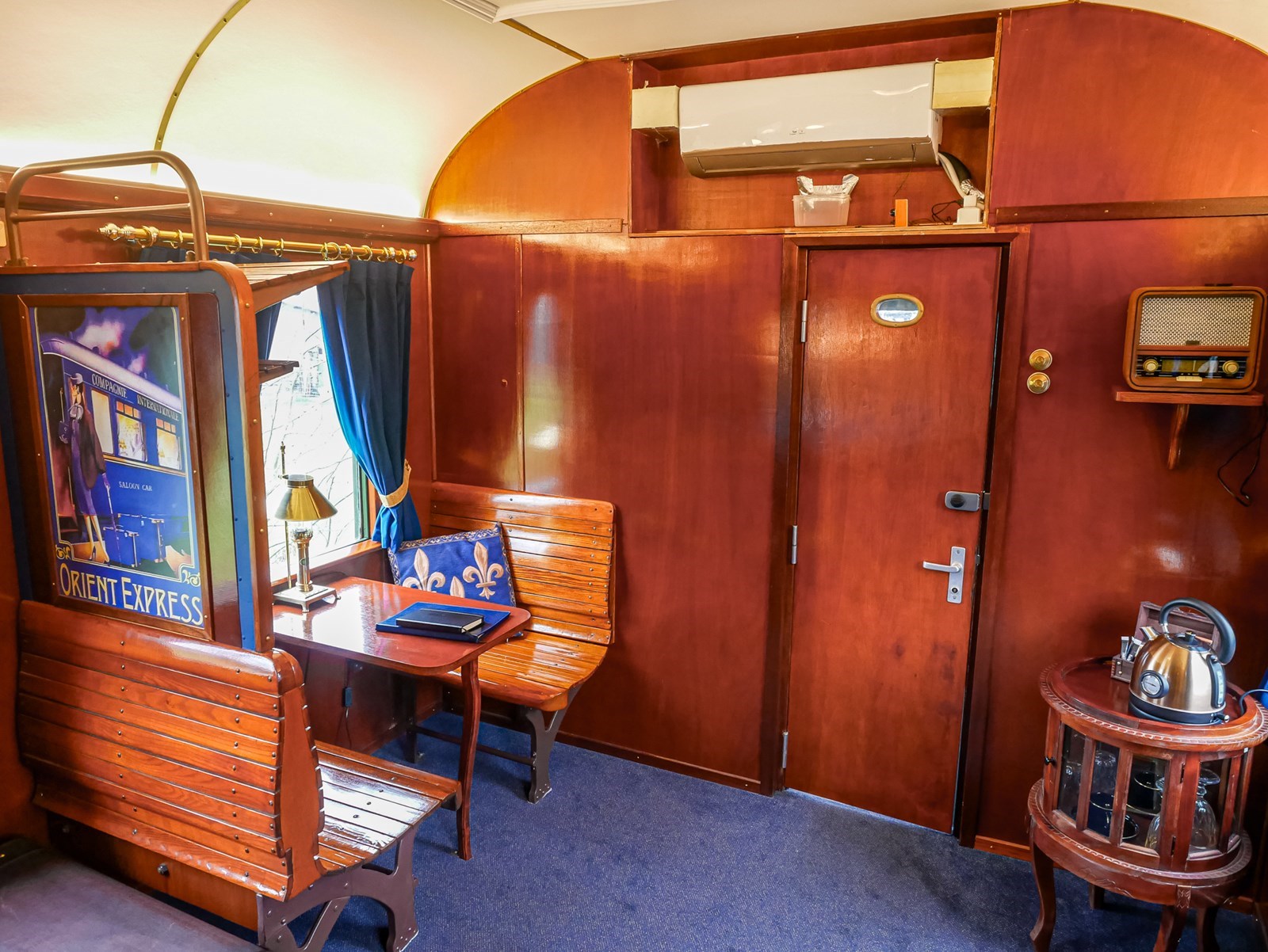 Slaaptrein in Oriënt-Express stijl