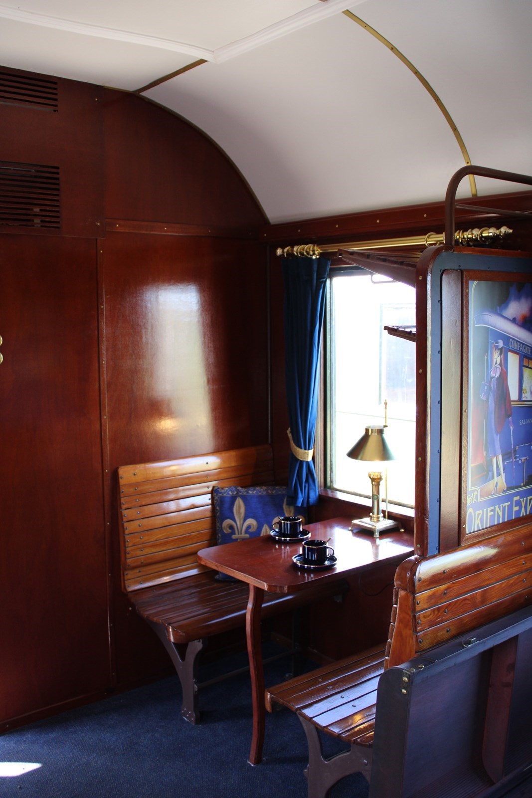 Slaaptrein in Oriënt-Express stijl