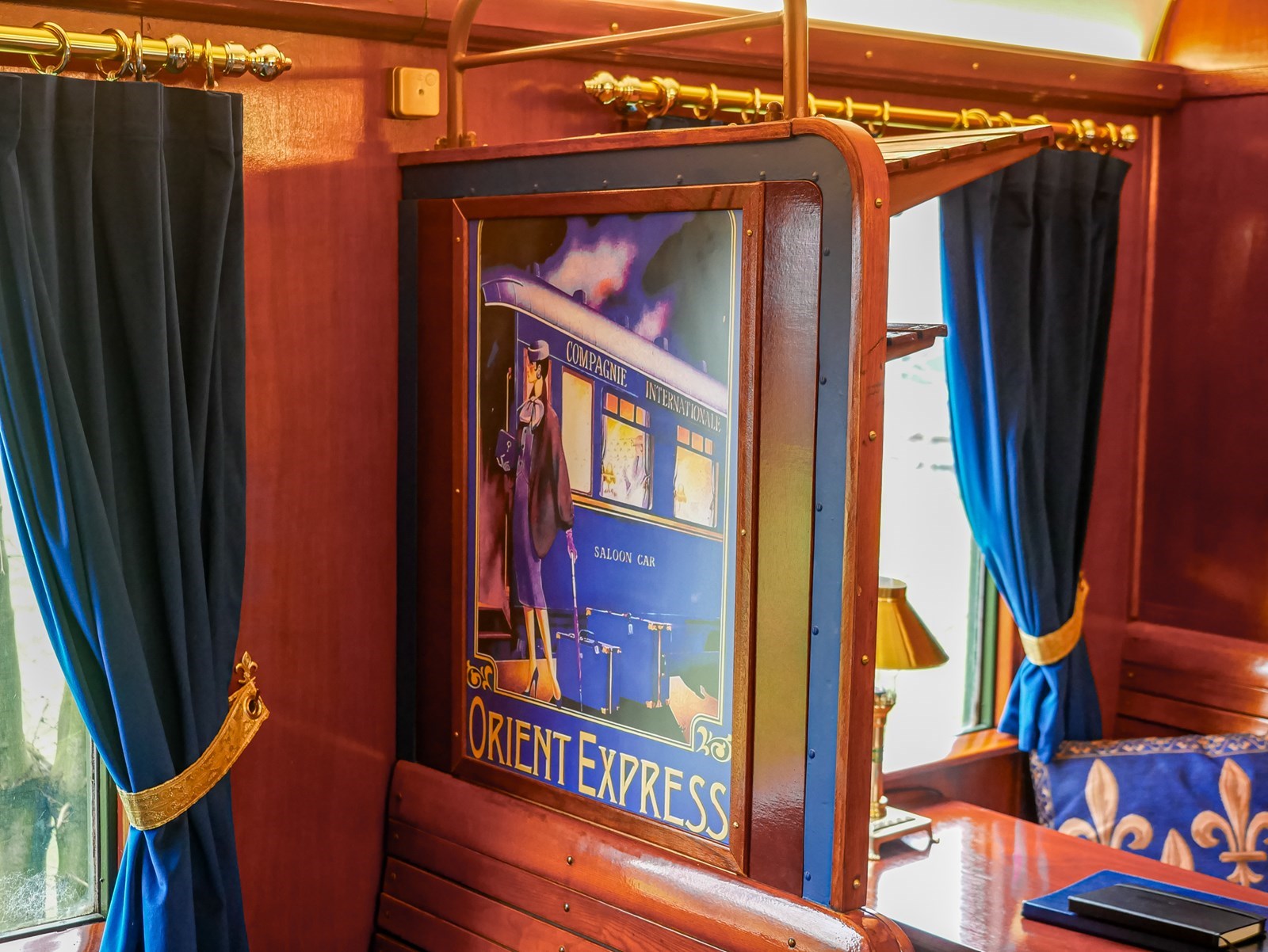 Slaaptrein in Oriënt-Express stijl