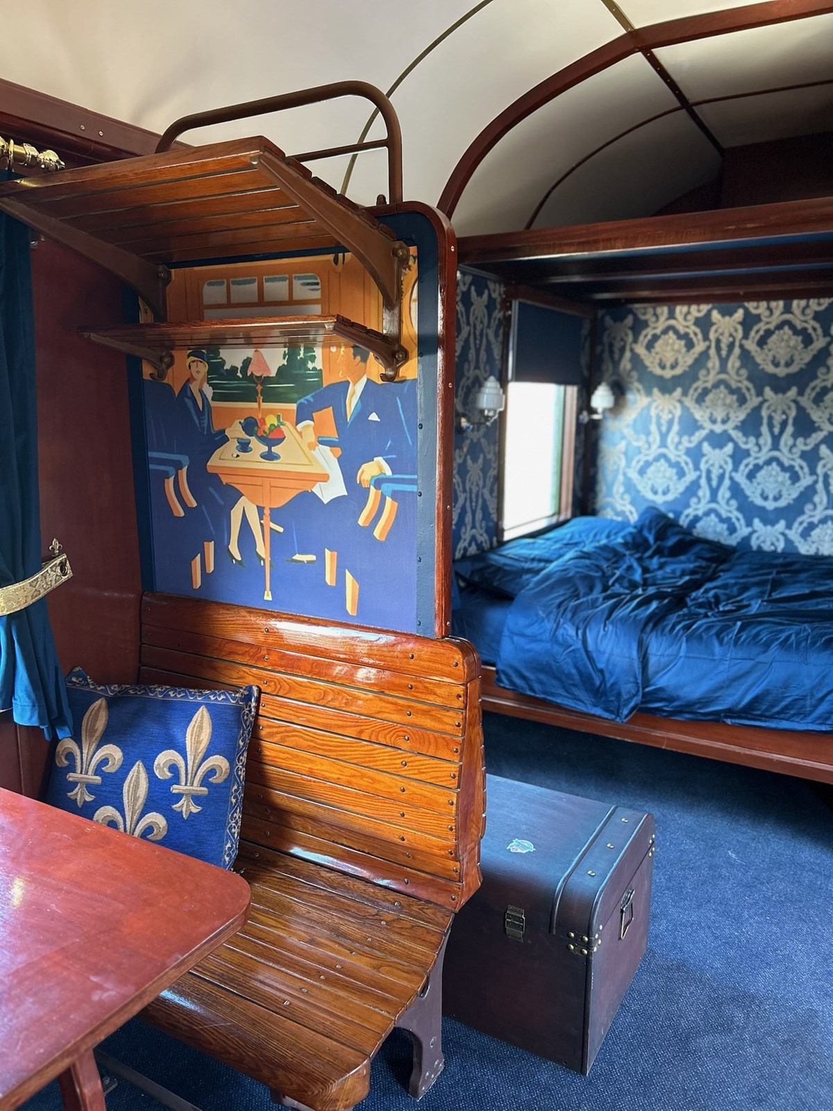 Slaaptrein in Oriënt-Express stijl