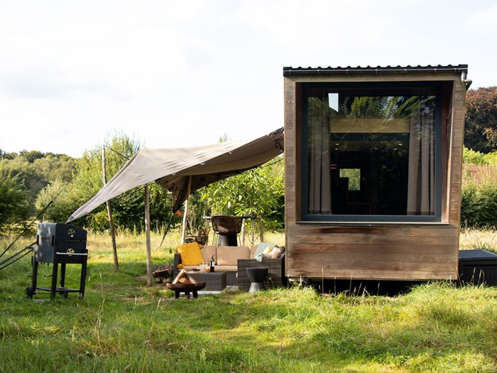 Tiny house tussen de schapen vlakbij Brugge Tiny house tussen de schapen vlakbij Brugge