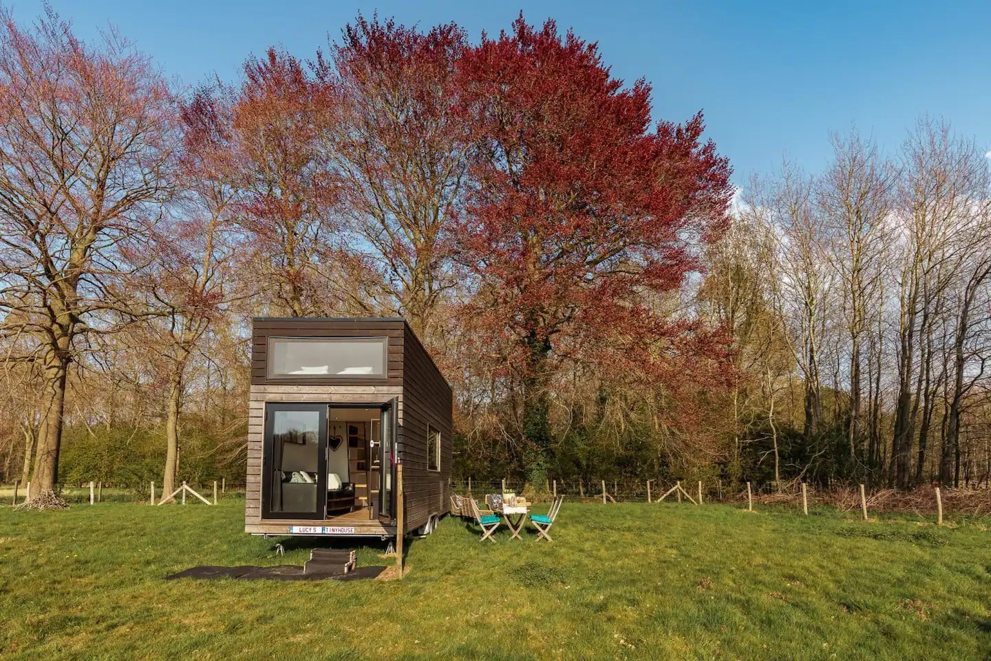 Tiny house tussen de schapen vlakbij Brugge