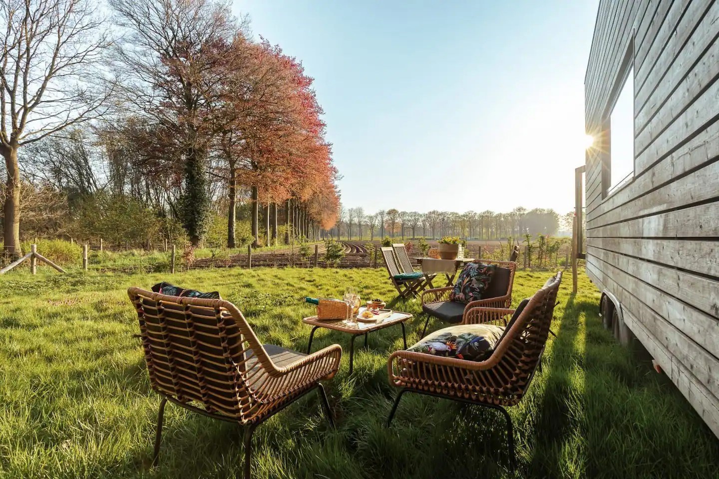 Tiny house tussen de schapen vlakbij Brugge