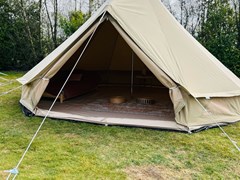 Overnachten in een Bell tent op een plek waar je helemaal zen wordt Overnachten in een Bell tent op een plek waar je helemaal zen wordt