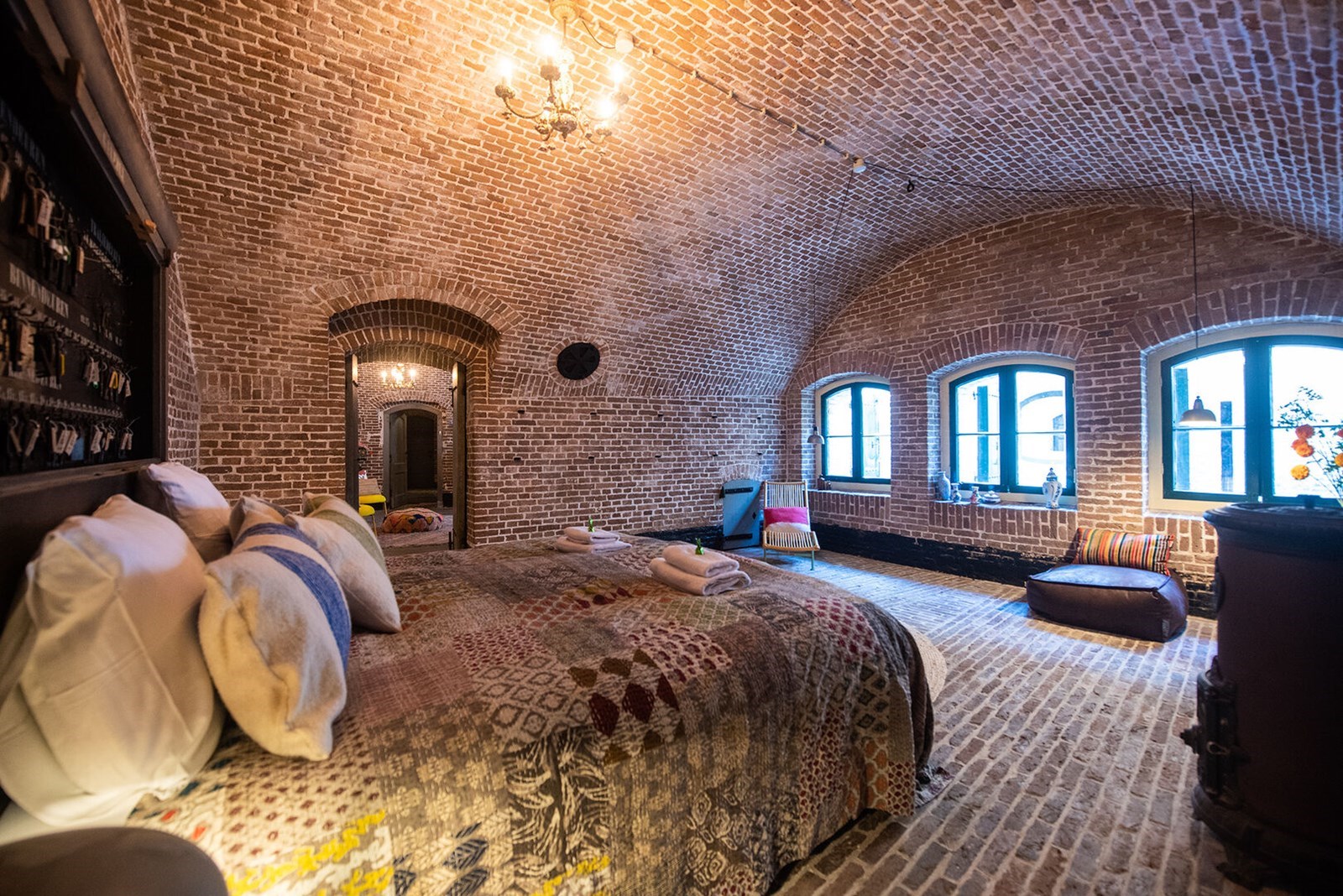 Overnachten in de voormalige Postkamer van een Fort