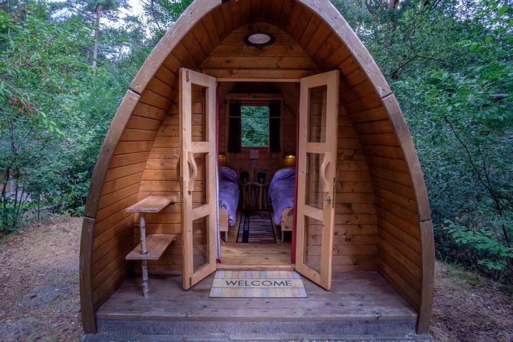 Origineel overnachten in een POD in Drenthe