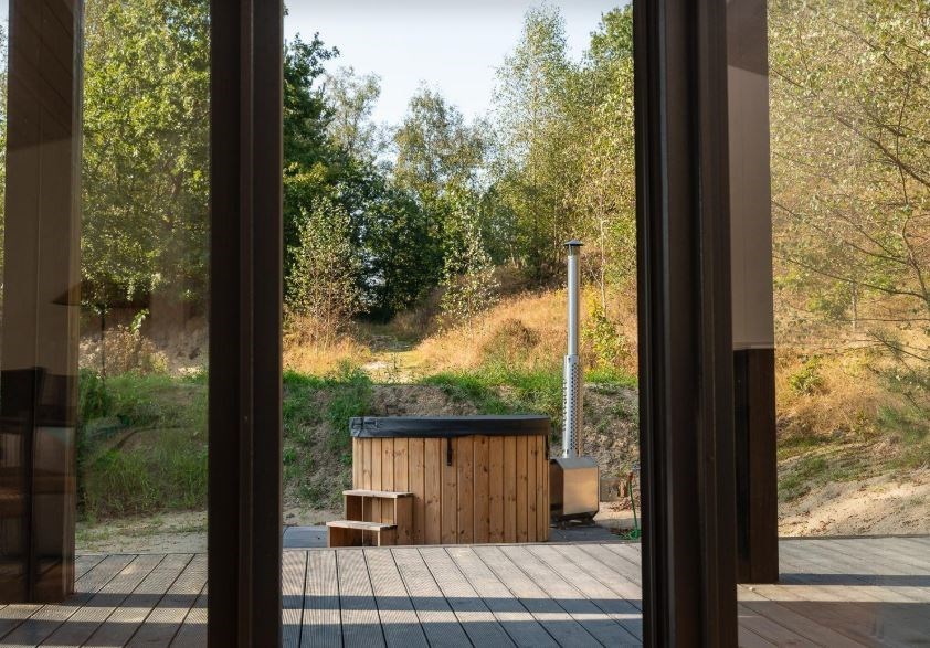 Unieke ecologische vakantiewoning met hottub en sauna