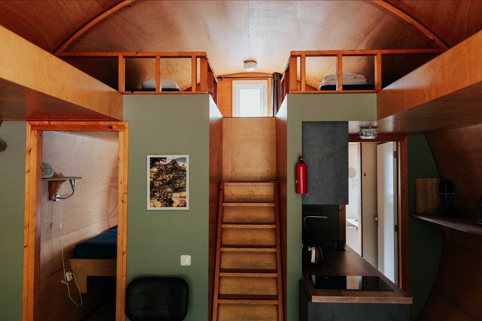 Bijzondere Boomstam op een boscamping