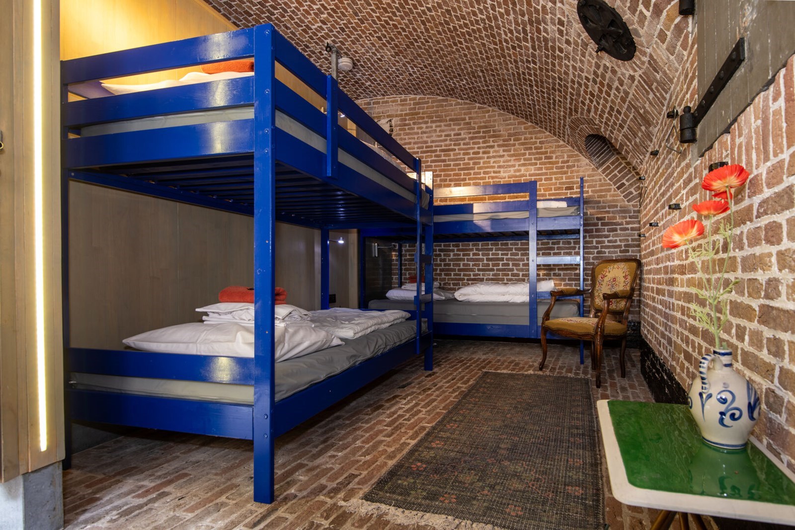 Overnachten in het voormalige Soldatenverblijf van het Fort