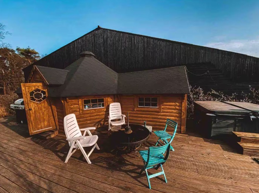 Luxe Finse Kota met jacuzzi