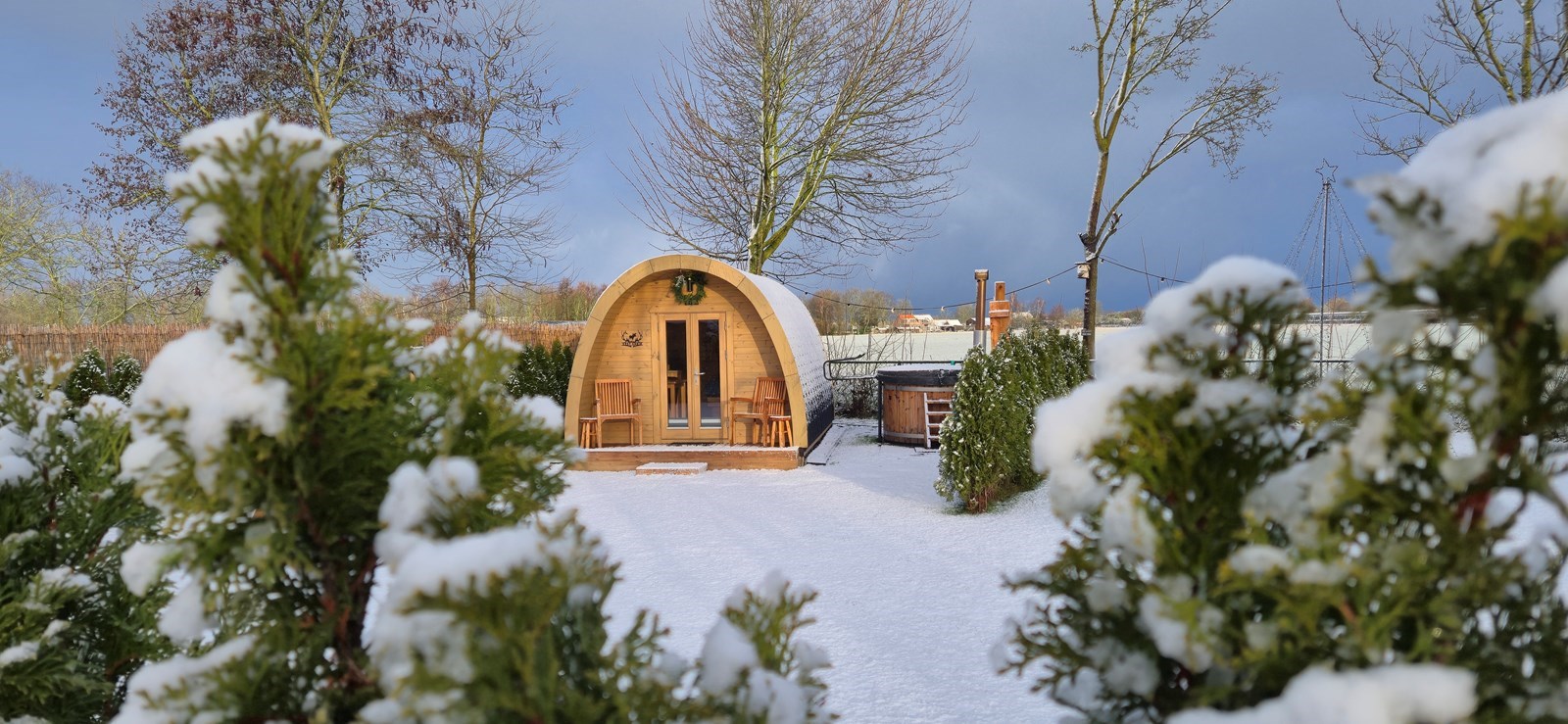 Romantisch overnachten op het Brabantse platteland, met houtgestookte hottub