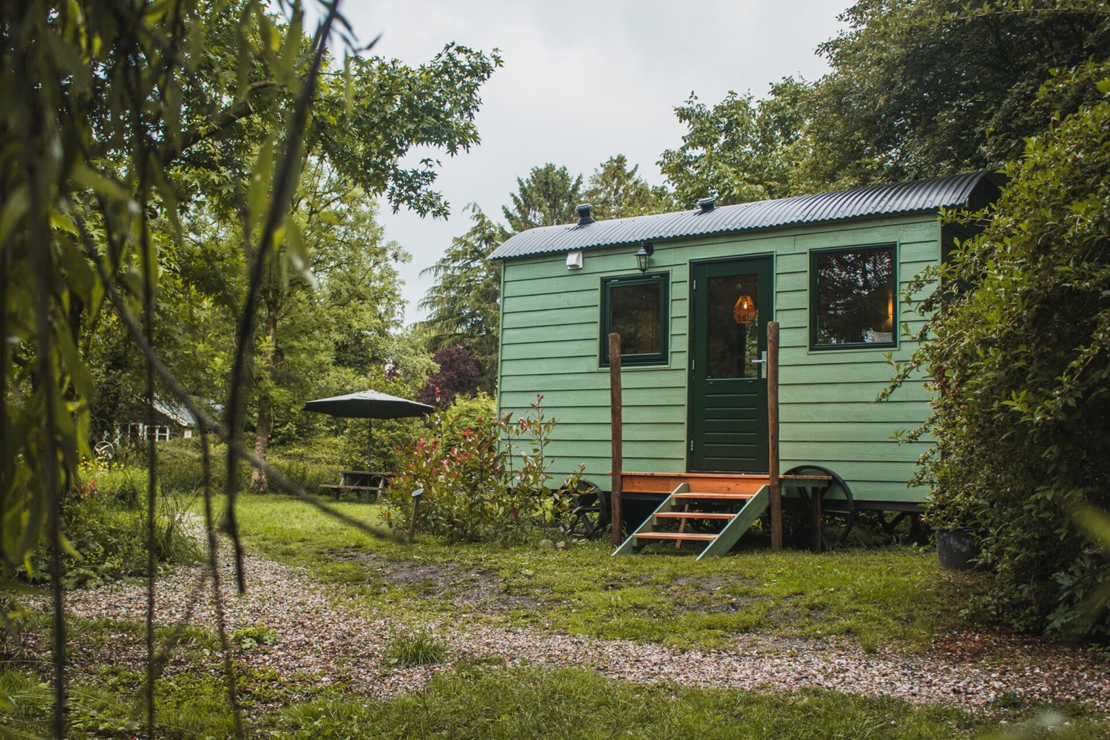 Unieke handgemaakte herderswagen door een kunstenaar