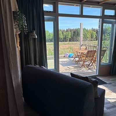 Boomhut met een waanzinnig uitzicht over de velden van Natuurmonumenten