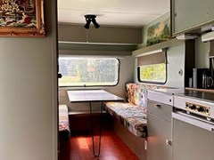 Vintage caravan in landelijke stijl Vintage caravan in landelijke stijl