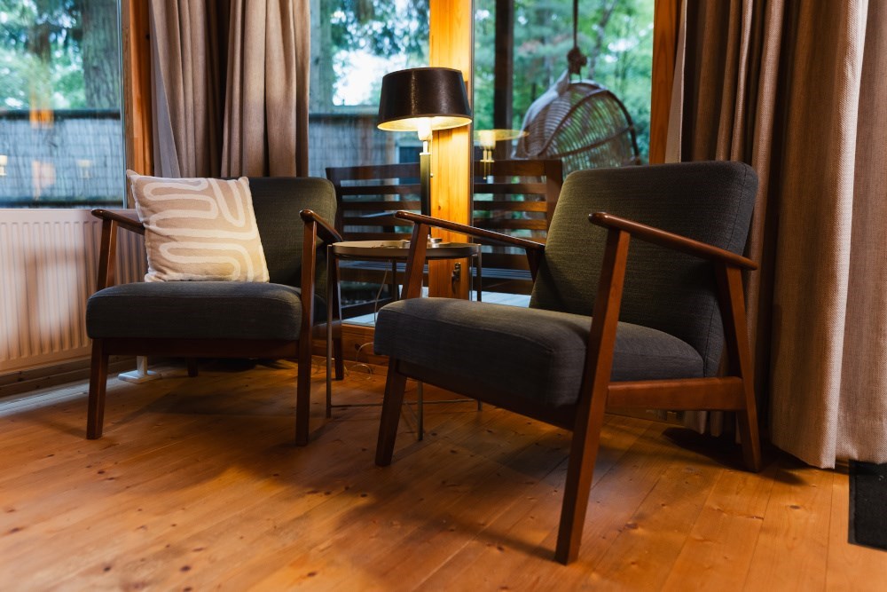 Knus boshuisje met een natuurtuin en eigen infraroodsauna