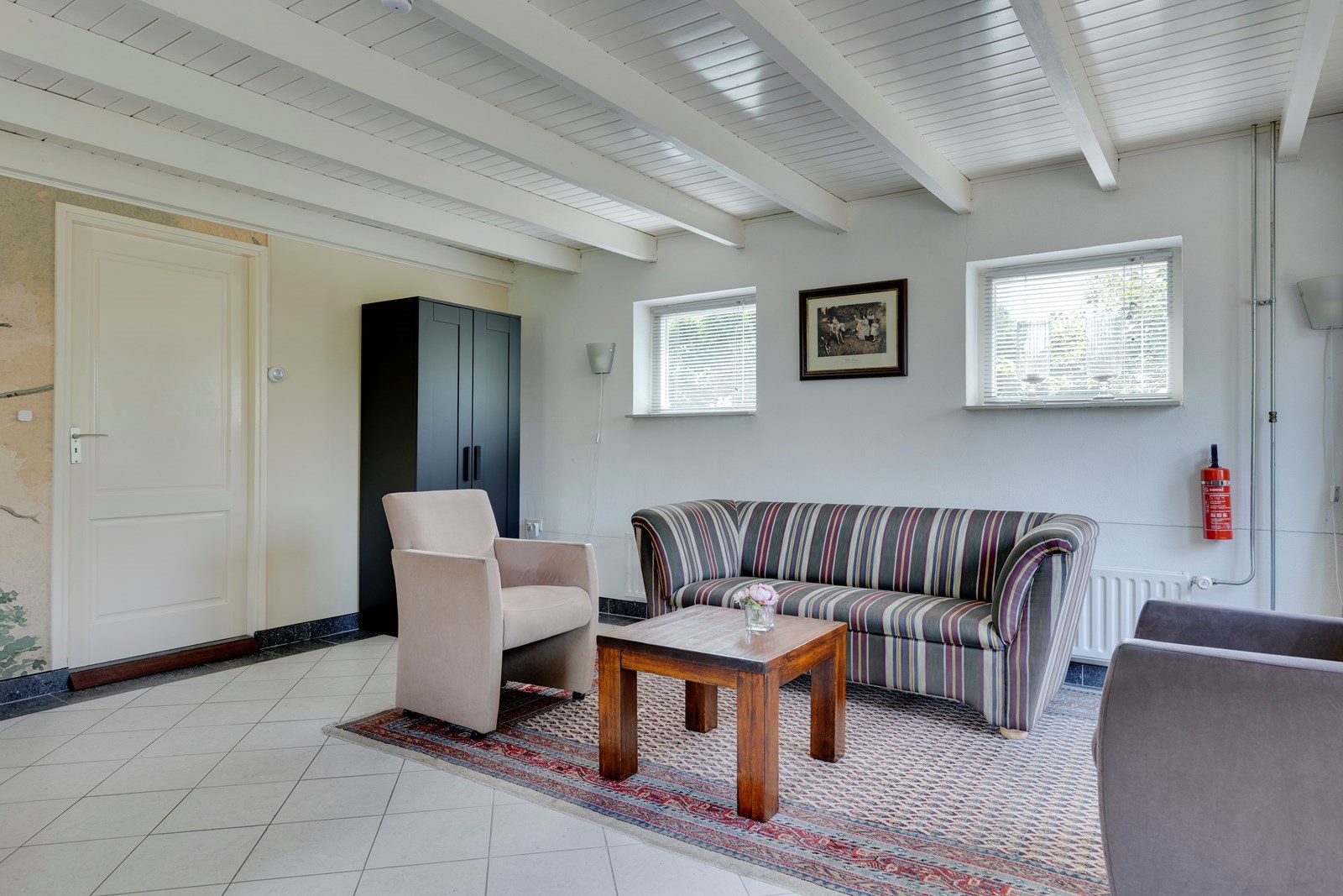 Slapen in een voormalige schuur in de natuur