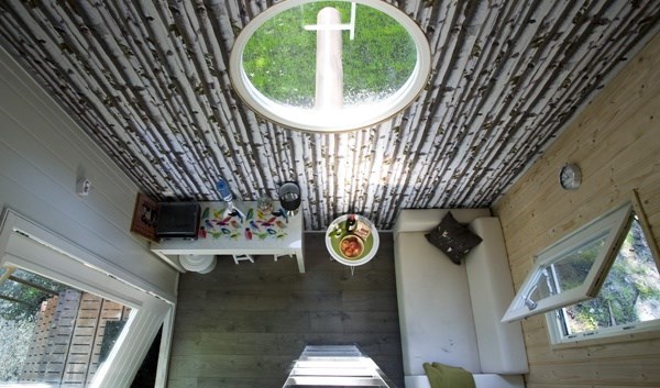 Slapen in een Vogelhuisje