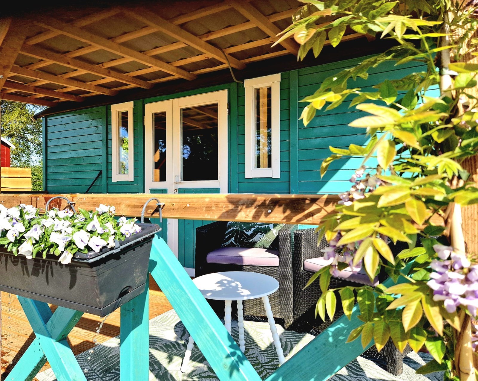 Charmante Pipowagen met knusse bedstee