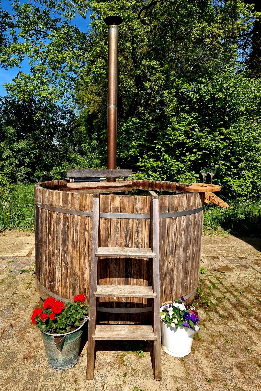 Gezellige Pipowagen met knusse bedstee