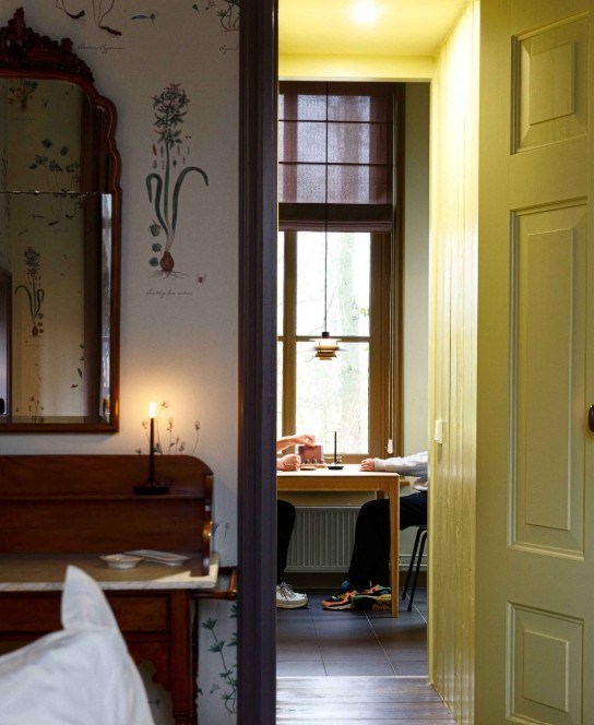 Overnachten in een levende ansichtkaart in een echte State