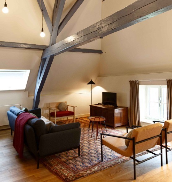 Overnachten in een levende ansichtkaart in een echte State